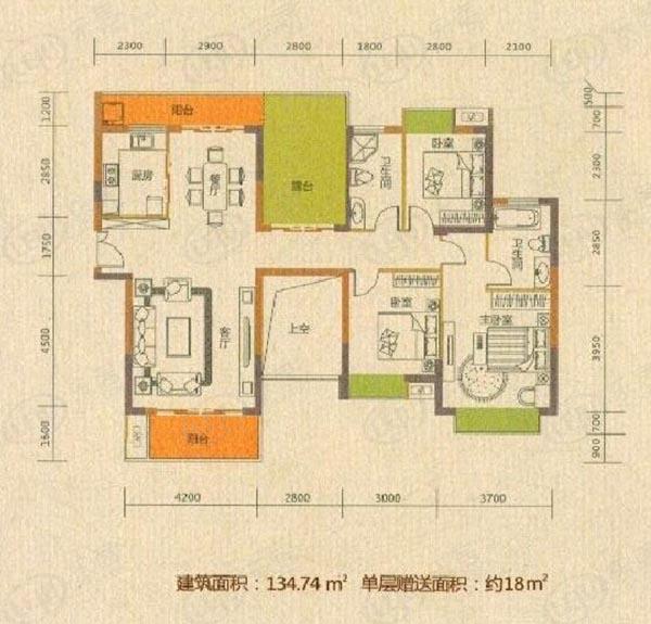 益阳御景东方偶数层户型图