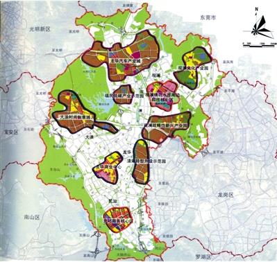 “一中轴九片区”规划分布示意图.PNG