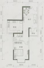 新华明珠房型: 一房;  面积段: 58.87 －69.2 平方米;户型图