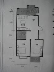 雅润嘉园房型: 二房;  面积段: 100 －120 平方米;户型图