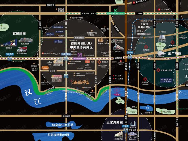 江山樾位置交通图