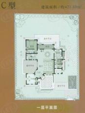 汤臣高尔夫别墅房型: 单栋别墅;  面积段: 369 －519 平方米;户型图