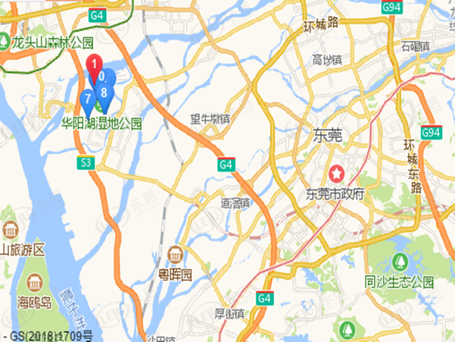 华阳湖1号·蜜柚位置交通图