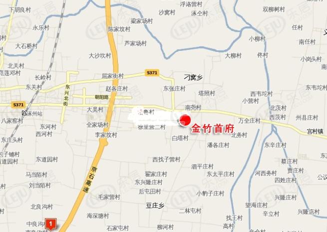 金竹首府位置交通图