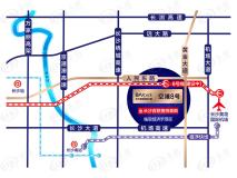 长沙百联购物公园·空港8号位置交通图