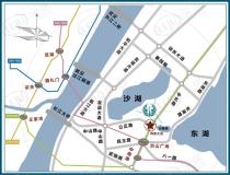 武汉中央文化区位置交通图