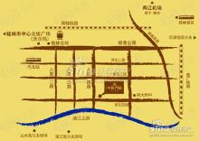 中旗门园位置交通图