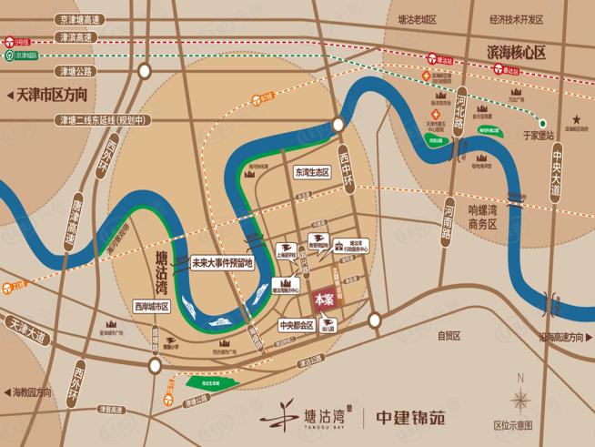 中建锦苑位置交通图