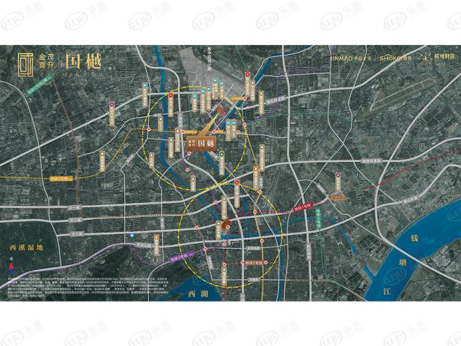 金茂首开国樾位置交通图