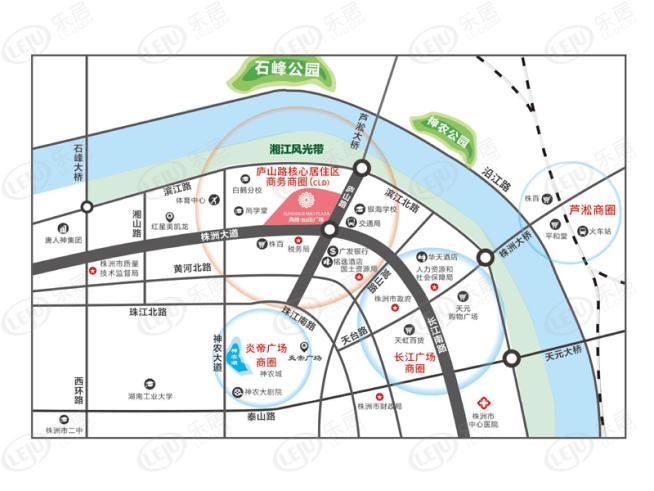 尚格Mili广场位置交通图