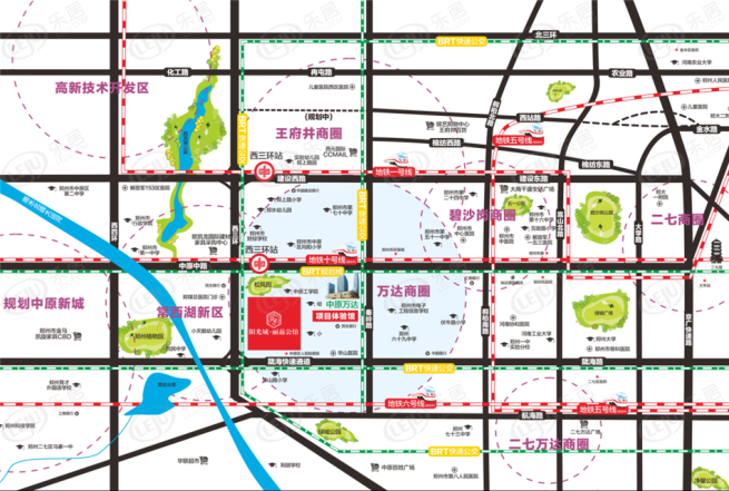 阳光城丽景公馆位置交通图