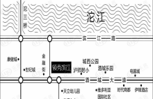 领秀滨江位置交通图