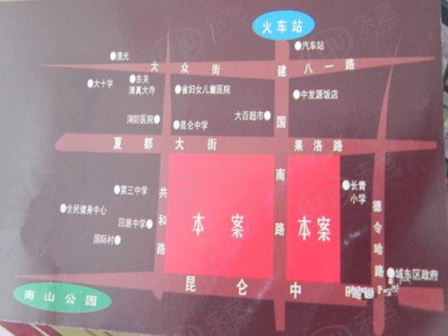 新千国际广场位置交通图