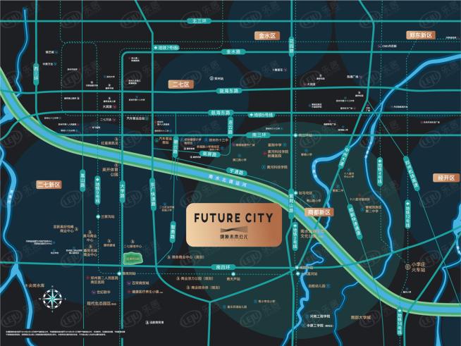 信达未来公元位置交通图