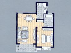 阳光世纪城房型: 一房;  面积段: 79 －79 平方米;
户型图