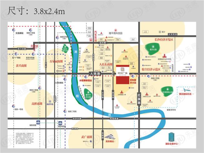 中交广场位置交通图